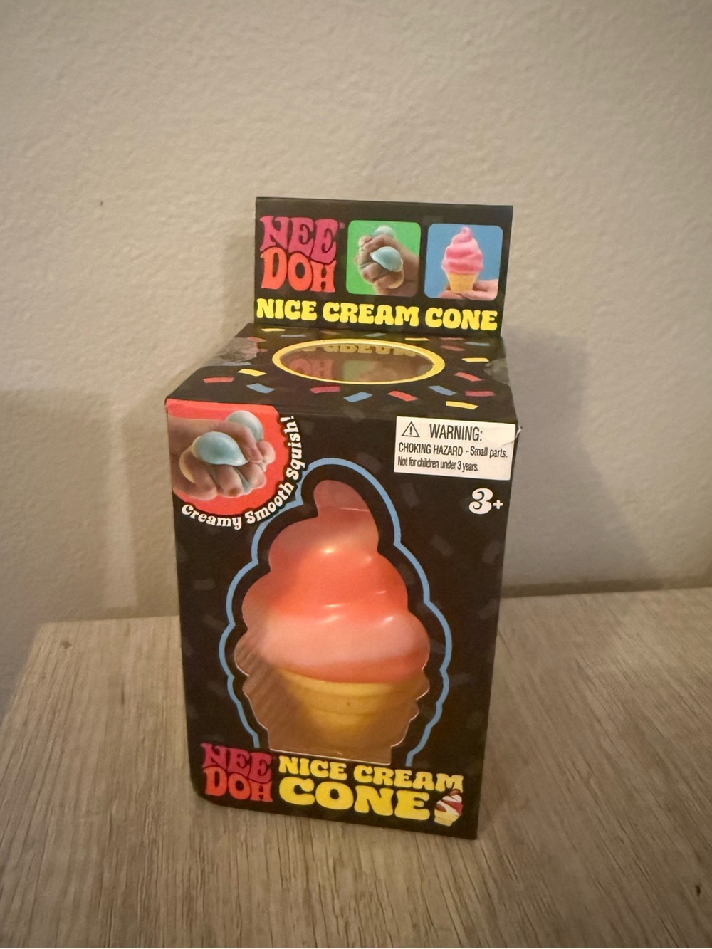 NeeDoh Nice Cream Cone Squishy Toy